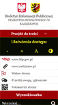 Mobile Screenshot of bip.radziejow.pl