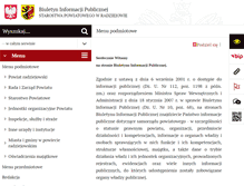 Tablet Screenshot of bip.radziejow.pl